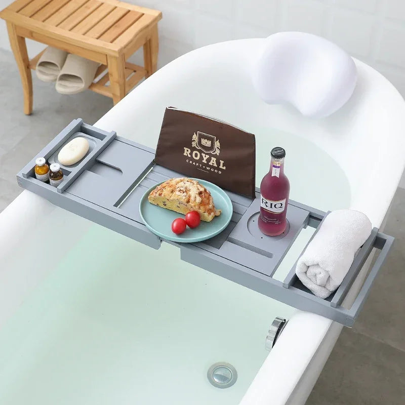 Extendable Bathtub Tray